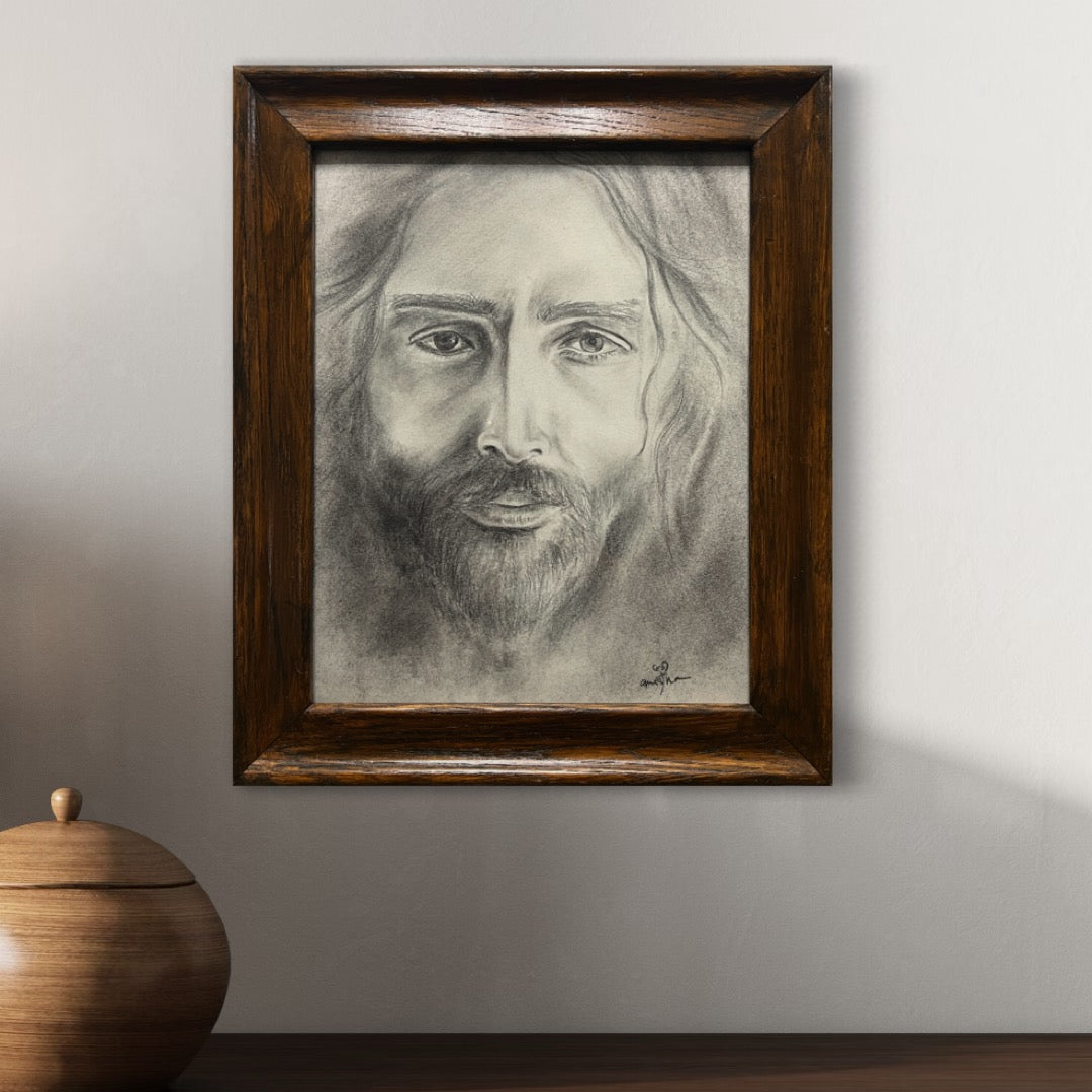 JESUS, 8x10" - Original Pencil Drawing