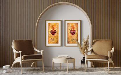 HEART OF JESUS - FINE ART PRINT