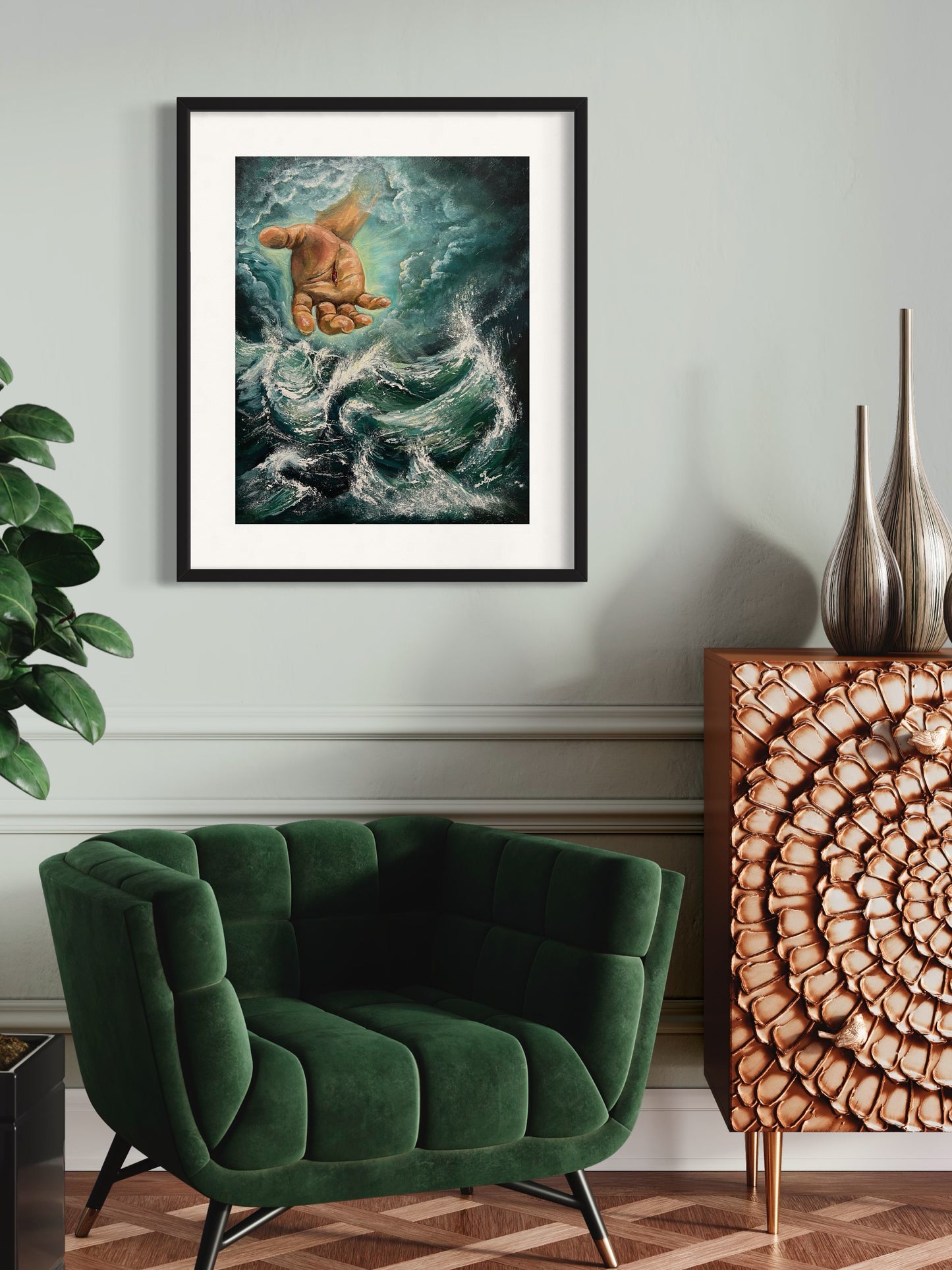 HAND OF GOD - FINE ART PRINT