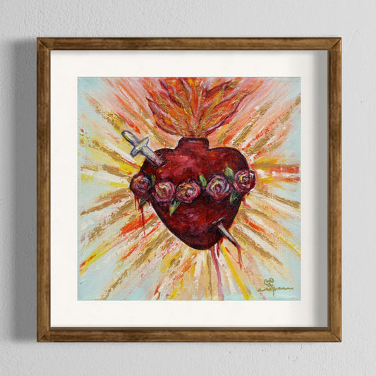 IMMACULATE HEART OF MARY - FINE ART PRINT