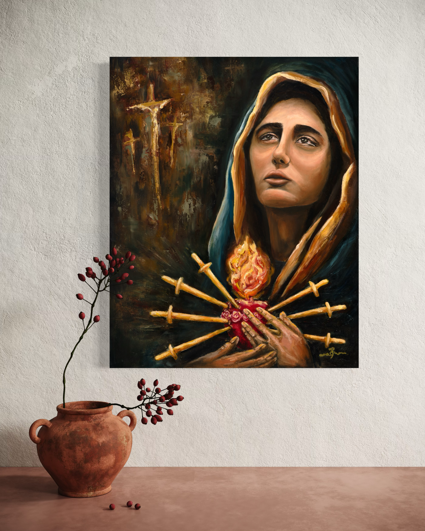 LADY OF SORROW - FINE ART PRINT