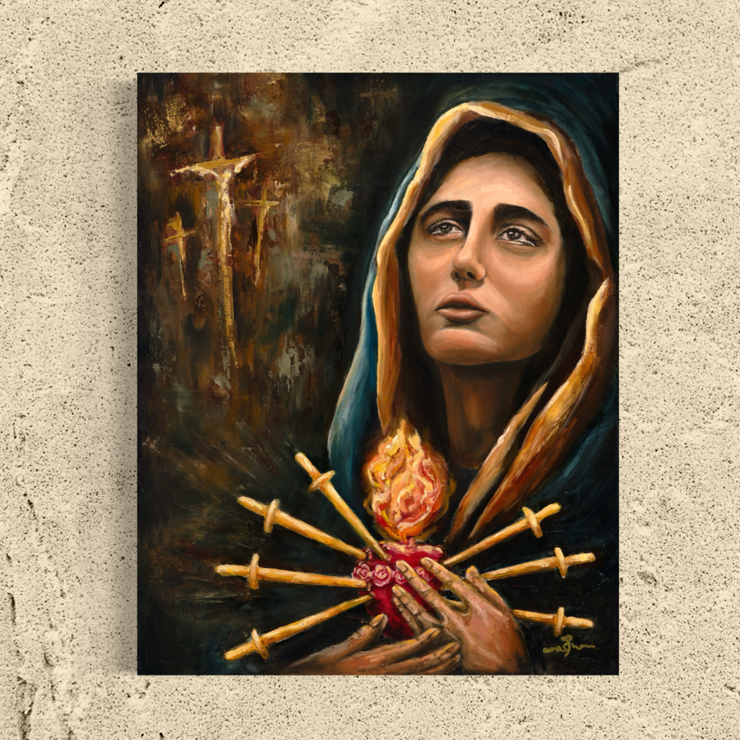 LADY OF SORROW - FINE ART PRINT