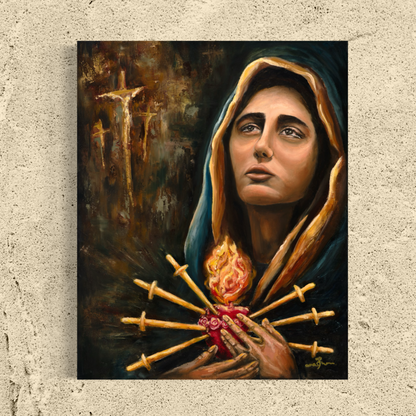 LADY OF SORROW - FINE ART PRINT