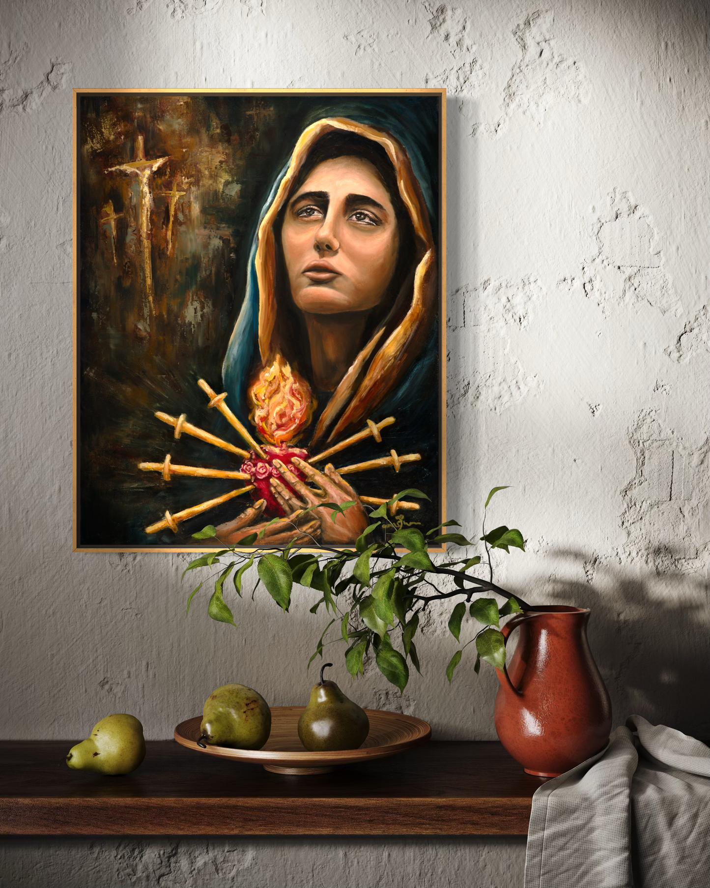 LADY OF SORROW - FINE ART PRINT