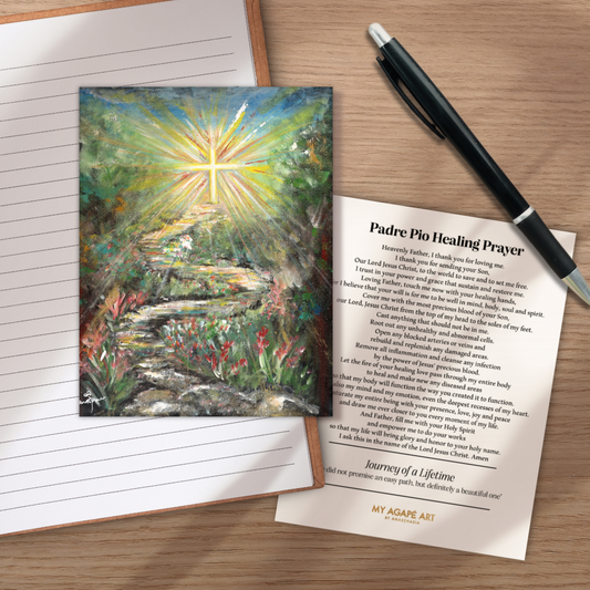 JOURNEY OF A LIFETIME - PRAYER CARD