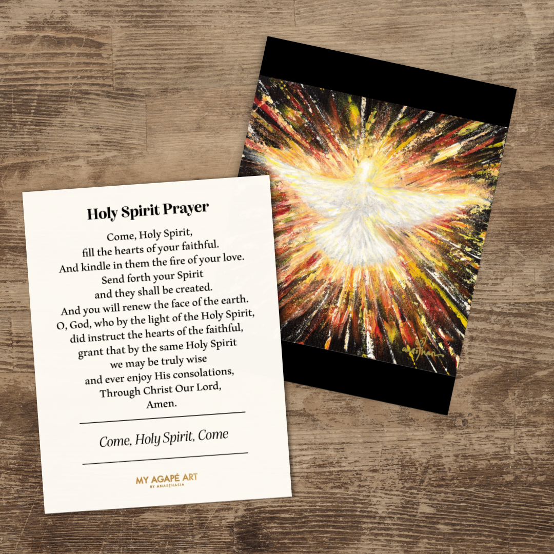 COME HOLY SPIRIT COME - PRAYER CARD