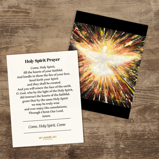 COME HOLY SPIRIT COME - PRAYER CARD