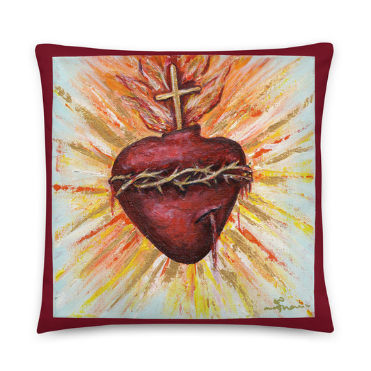 SACRED HEART OF JESUS - PRAYER PILLOW