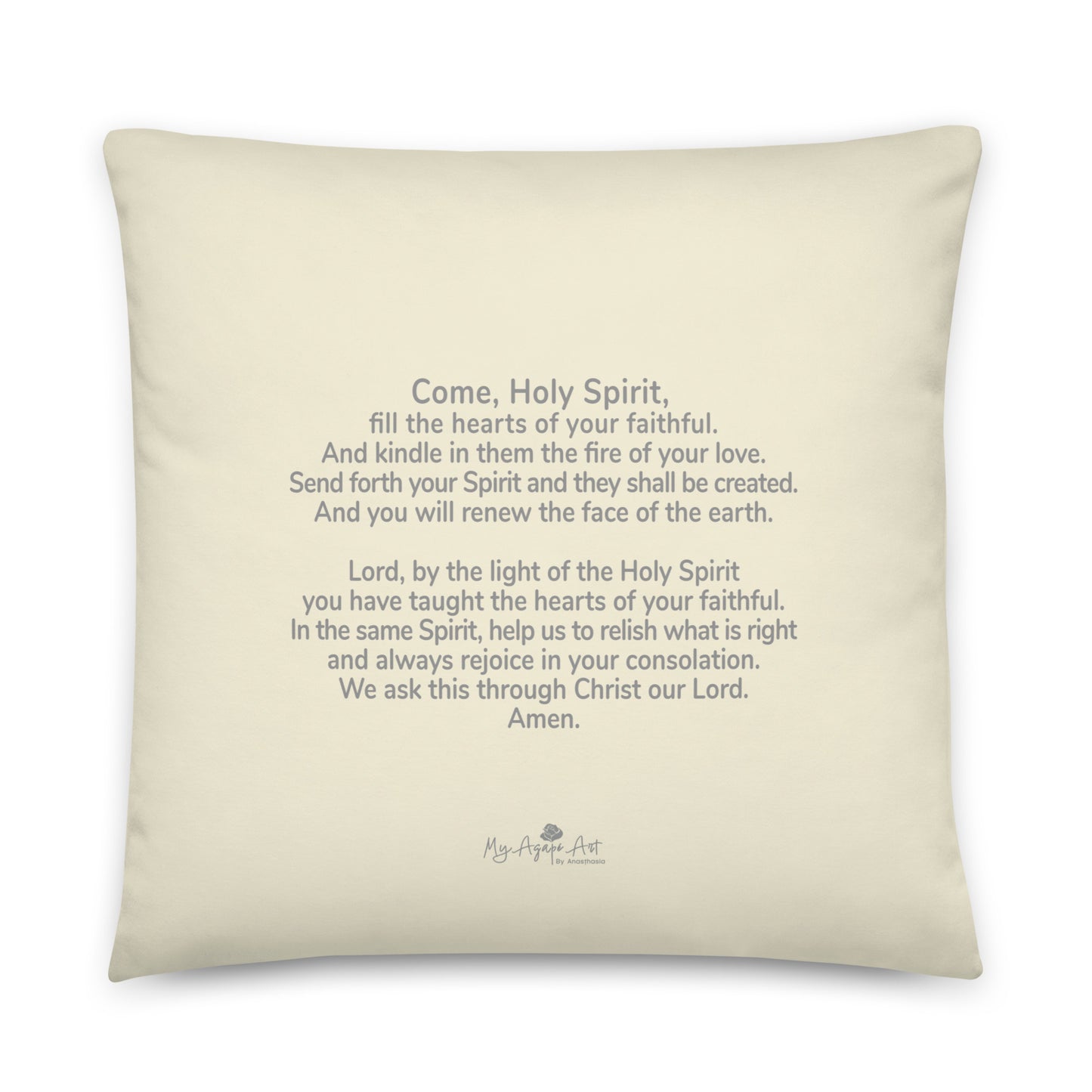 HOLY SPIRIT PRAYER PILLOW