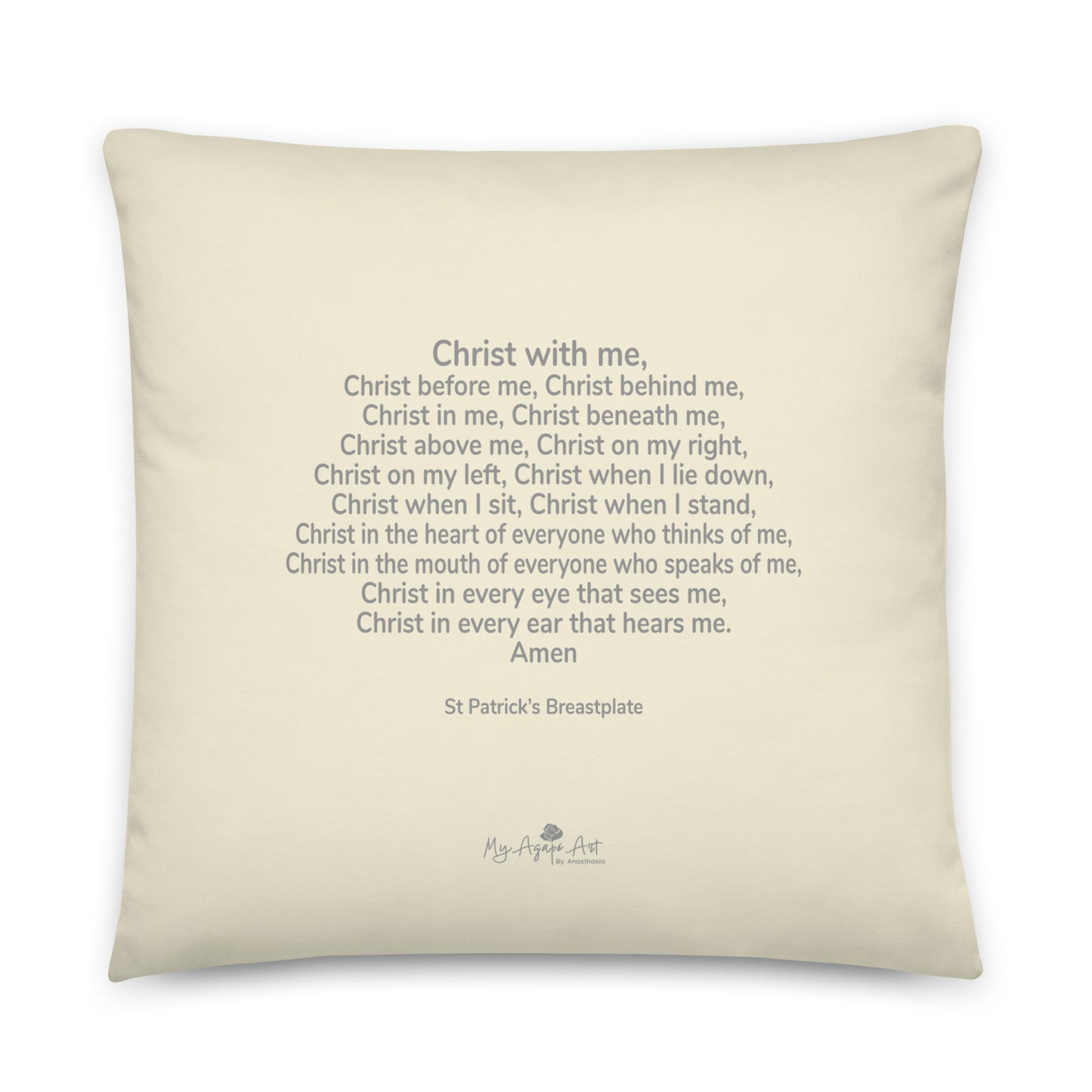 ST PATRICK'S BREASTPLATE - PRAYER PILLOW