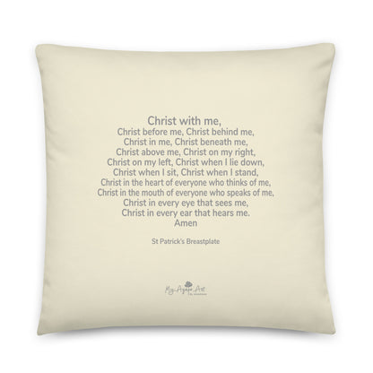 ST PATRICK'S BREASTPLATE - PRAYER PILLOW